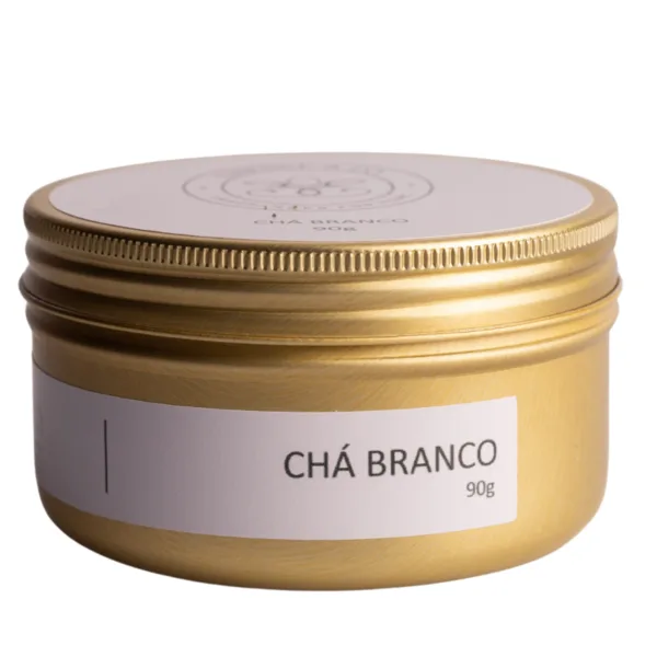 Vela Aromática Perfumada Aroma Chá Branco Pocket Essence 90g - Essence & Co, imagem 1 de 6