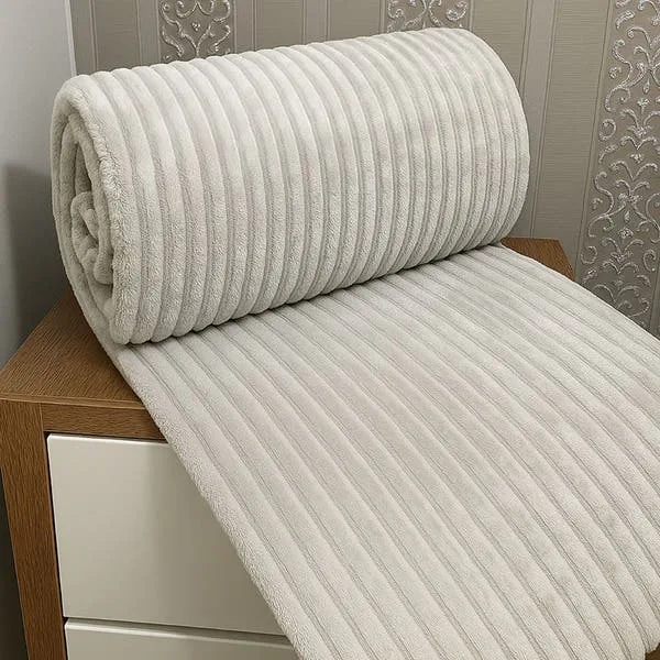 Cobertor Manta Relevância Queen Ultrasoft Dupla Face Bege 100% Poliéster, imagem 1 de 3