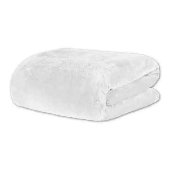 Cobertor Manta Casal Blanket 300 Branco Kacyumara, imagem 1 de 9