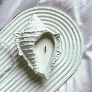 Vela Aromática Decorativa Concha