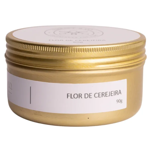 Vela Aromática Perfumada Flor De Cerejeira 90g Pocket Essence - Essence & Co., imagem 1 de 6