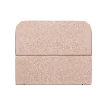 Cabeceira Estofada Cama Box Casal Alana 140cm Linho Rosê