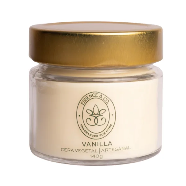 Vela Aromática Perfumada Aroma Vanilla Clássica 140g - Essence & Co, imagem 1 de 6
