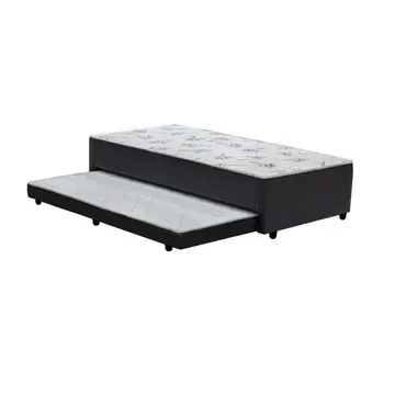 Cama Box Conjugada D28 Solteiro Com Cama Auxiliar Bicama