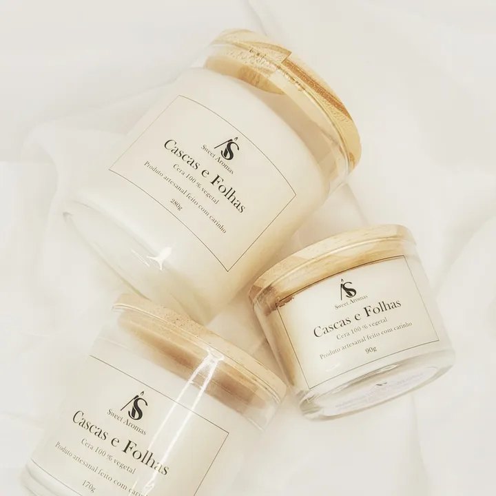 Vela Aromática Cascas E Folhas Sweet Aromas 170g, imagem 1 de 1