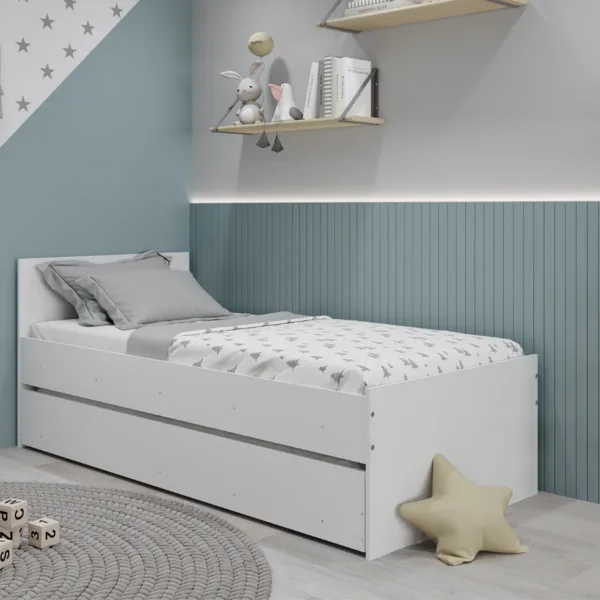 Cama Infantil Bicama Alecrim Branco - Movelbras, imagem 1 de 5