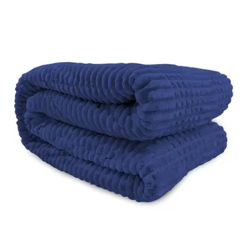 Cobertor Flannel Mont-Blanc Casal Navy