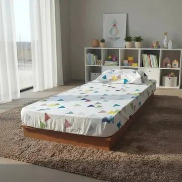 Cama Solteiro Montessoriana Penafort 188x88x12 Imbuia