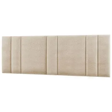 Cabeceira Estofada Iluminação Led Glow Cama King Size 200 Cm Linho Bege