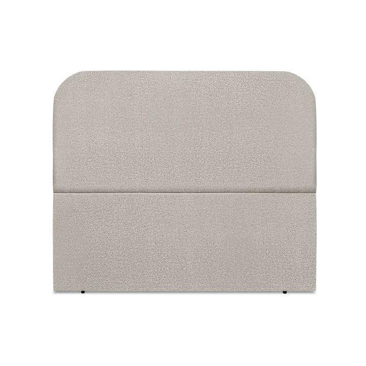 Cabeceira Estofada Cama Box Casal Alana 140cm Linho Cinza Claro, imagem 1 de 5