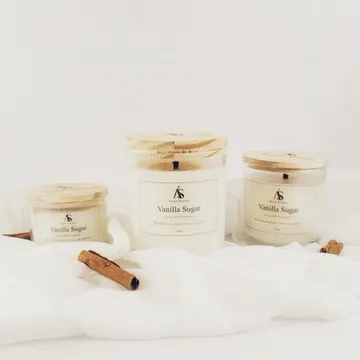 Vela Aromática Vanilla Sugar Sweet Aromas 90g