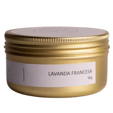 Vela Aromática PerfumadaAroma Lavanda Francesa Pocket Essence 90g - Essence & Co