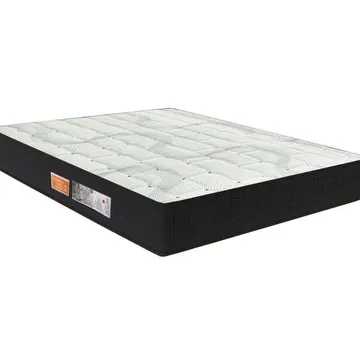 Colchão King Size Molas Bonnel Venezia 24x193cm Hard Coil Orthoflex Preto/cinza Preto/cinza