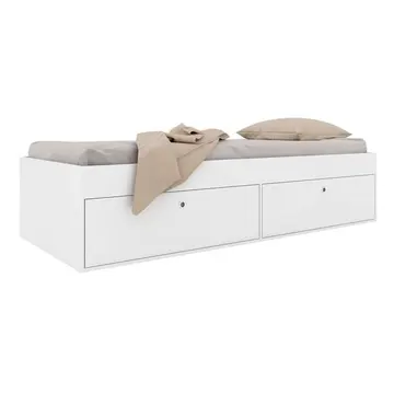 Cama Solteiro Tókio I Branca