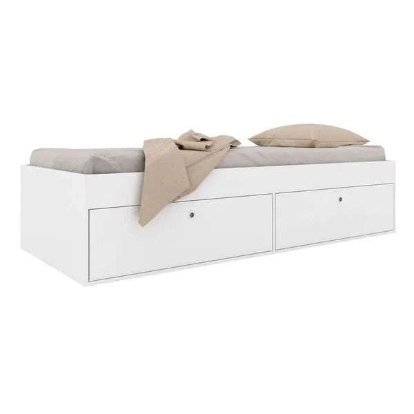 Cama Solteiro Tókio I Branca, imagem 1 de 8
