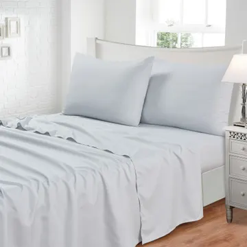 Jogo de Cama Casal Toque Macio Cinza 4 Peças Jolitex
