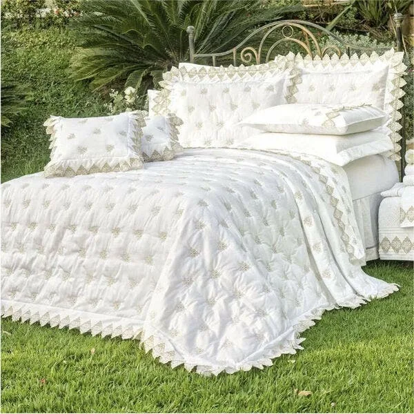 Jogo De Cama King Bordado 400 Fios Sensualle Branco Vilela Enxovais 4 Peças, imagem 1 de 4