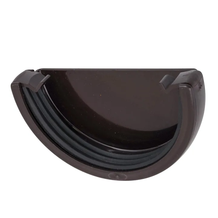 Cabeceira para Calha em PVC Classic Marrom Odem, imagem 1 de 4