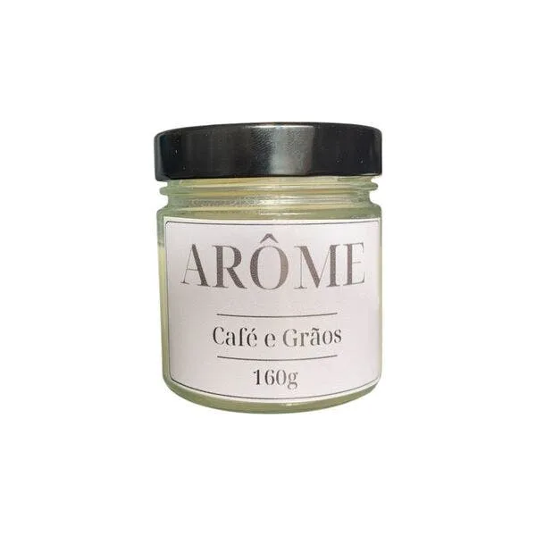 Vela Aromatica Arome 160g Cafe E Graos, imagem 1 de 3
