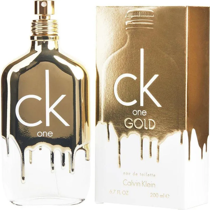 Perfume Unisex Ck One Gold Calvin Klein Eau De Toilette Spray 200 Ml, imagem 1 de 1