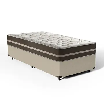 Cama Box Com Colchão De Molas Ensacadas Classic Pocket Solteiro 78cm