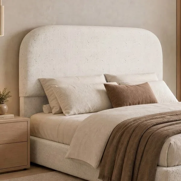 Cabeceira Cama Box Casal 140cm Orgânica Lanna W01 Linho Cru - Lyam Decor, imagem 1 de 8